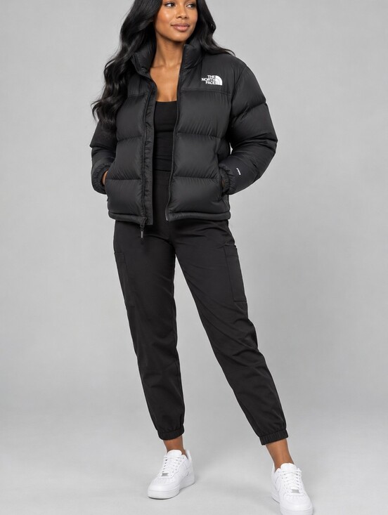 The North Face Jackets & Blazers - The North Face 700 Nuptse Down Puffer Jacket Black Womens Small NF002YO